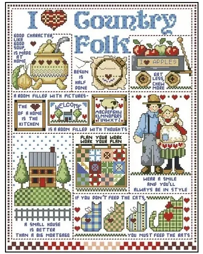 Country Living Free Cross Stitch Patterns Cross Stitch Patterns - Country Living Free Cross Stitch Patterns