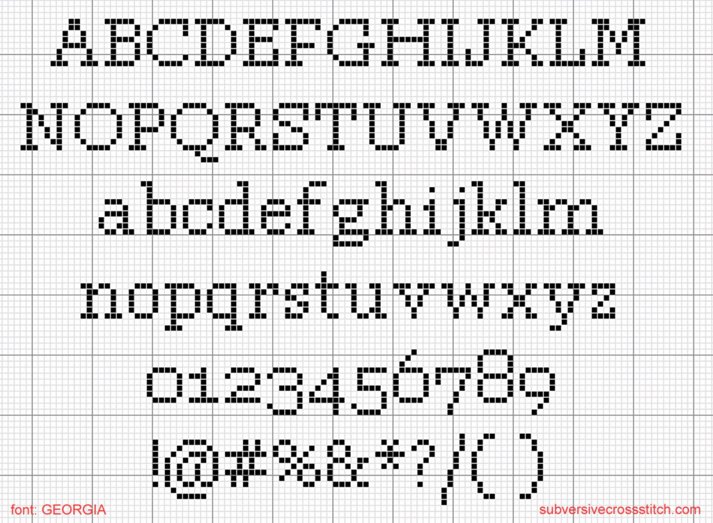 Crochet Alphabet Cross Stitch Alphabet Patterns Alphabet Charts The  - Cross Stitch Alphabet Patterns Free Printable