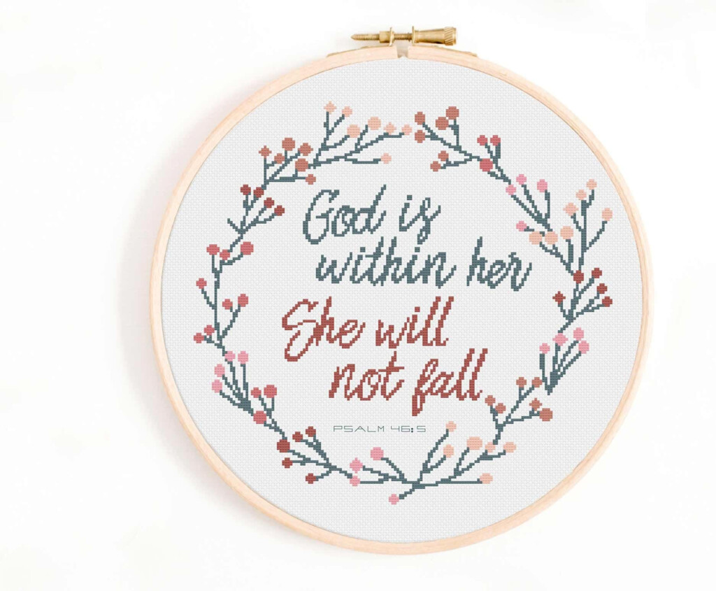 Cross Stitch Bible Verses Patterns Free Eternal Bible - Cross Stitch Bible Verse Patterns