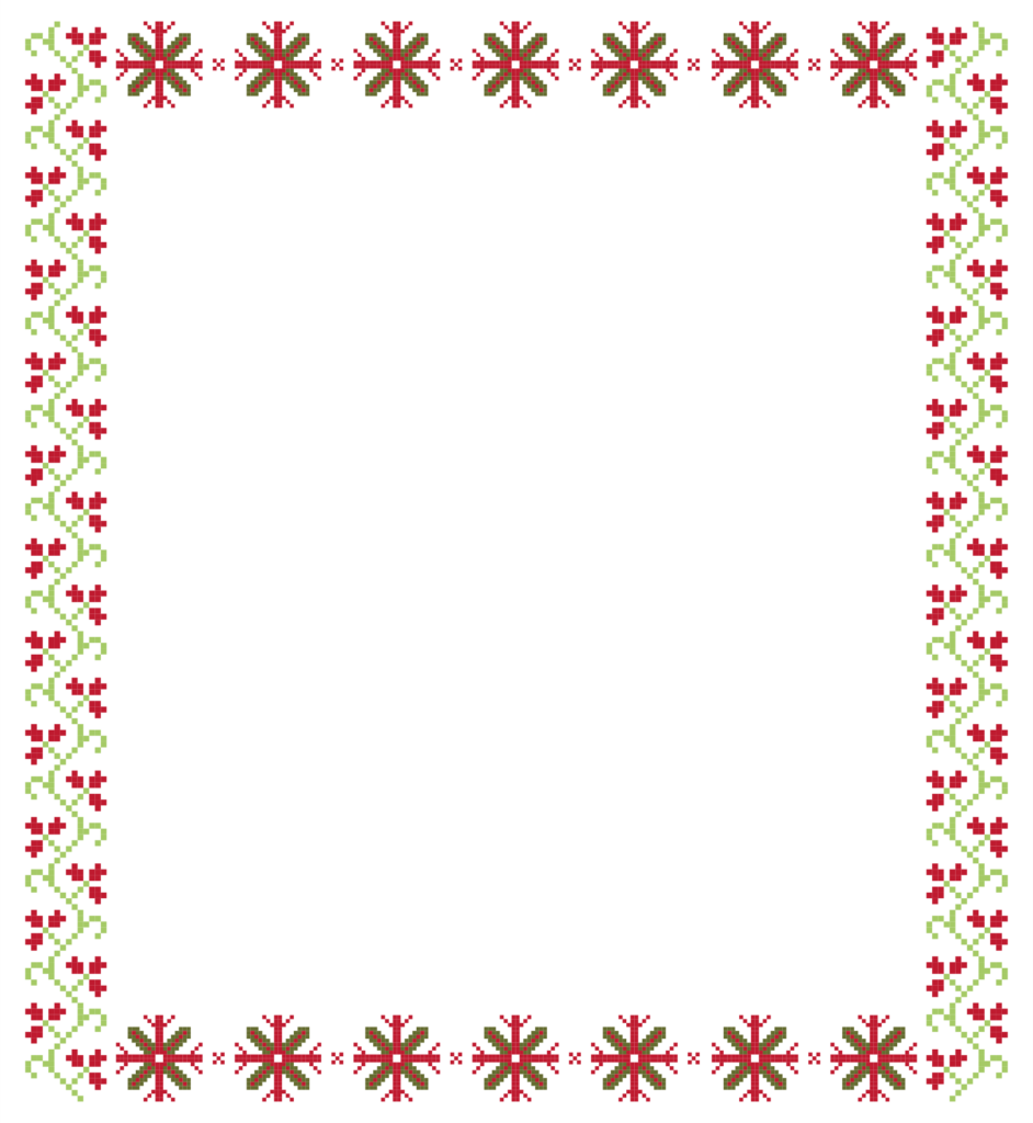 Cross Stitch Borders 10 Free PDF Printables Printablee - Cross Stitch Christmas Border Patterns
