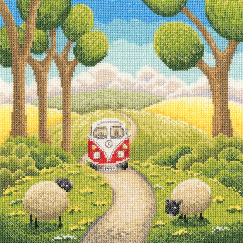 Cross Stitch Corner Bothy Threads LUCY PITTAWAY ROAD TRIP - Lucy Pittaway Cross Stitch Patterns