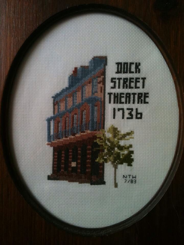  cross stitch Dock Street Theatre Charleston SC Cross Stitch Cross  - Charleston Sc Cross Stitch Patterns