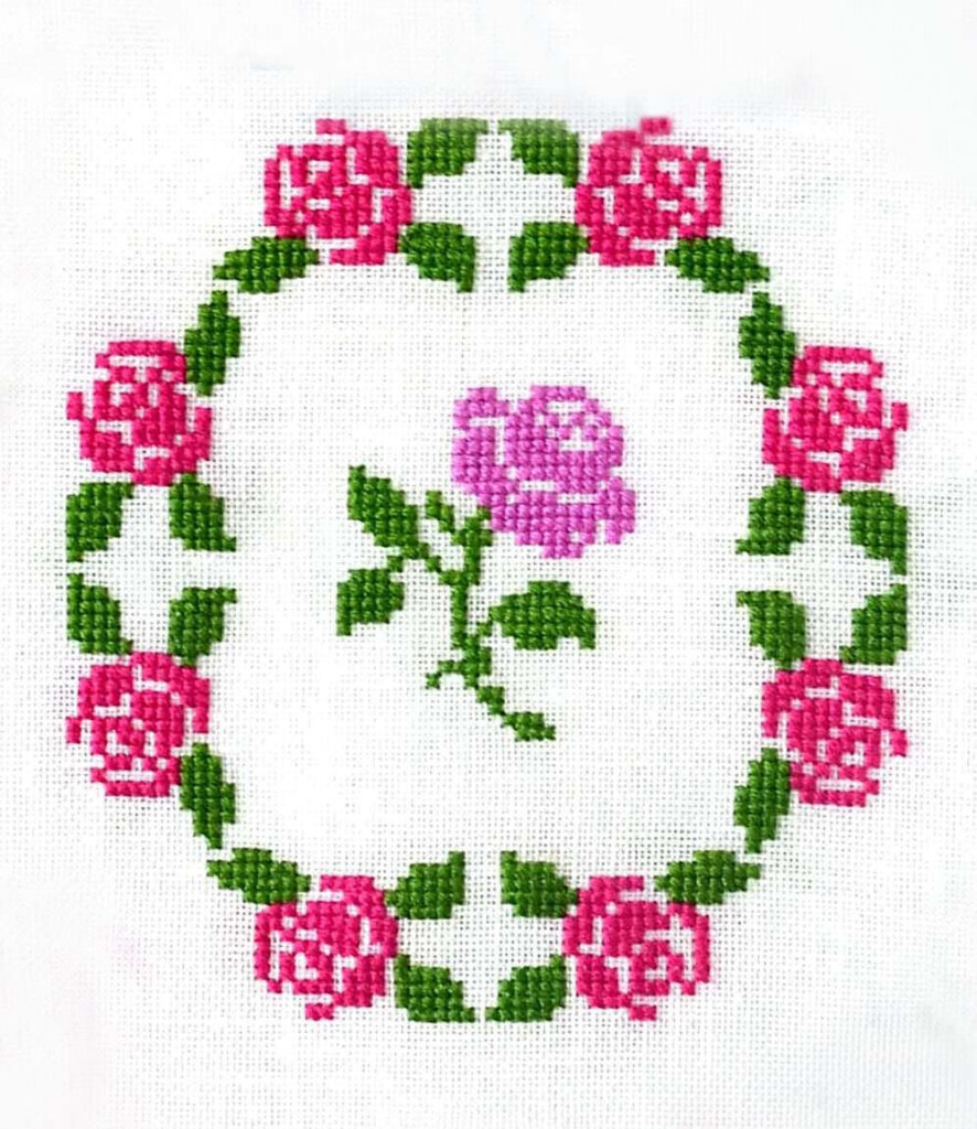 Cross Stitch Easy Flower Patterns Printable Templates Free - Easy Flower Cross Stitch Patterns