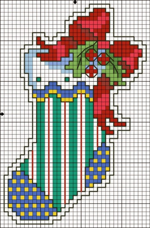 Cross Stitch Eleven Easy Christmas Cross Stitch Free Pattern - Christmas Stockings Cross Stitch Patterns