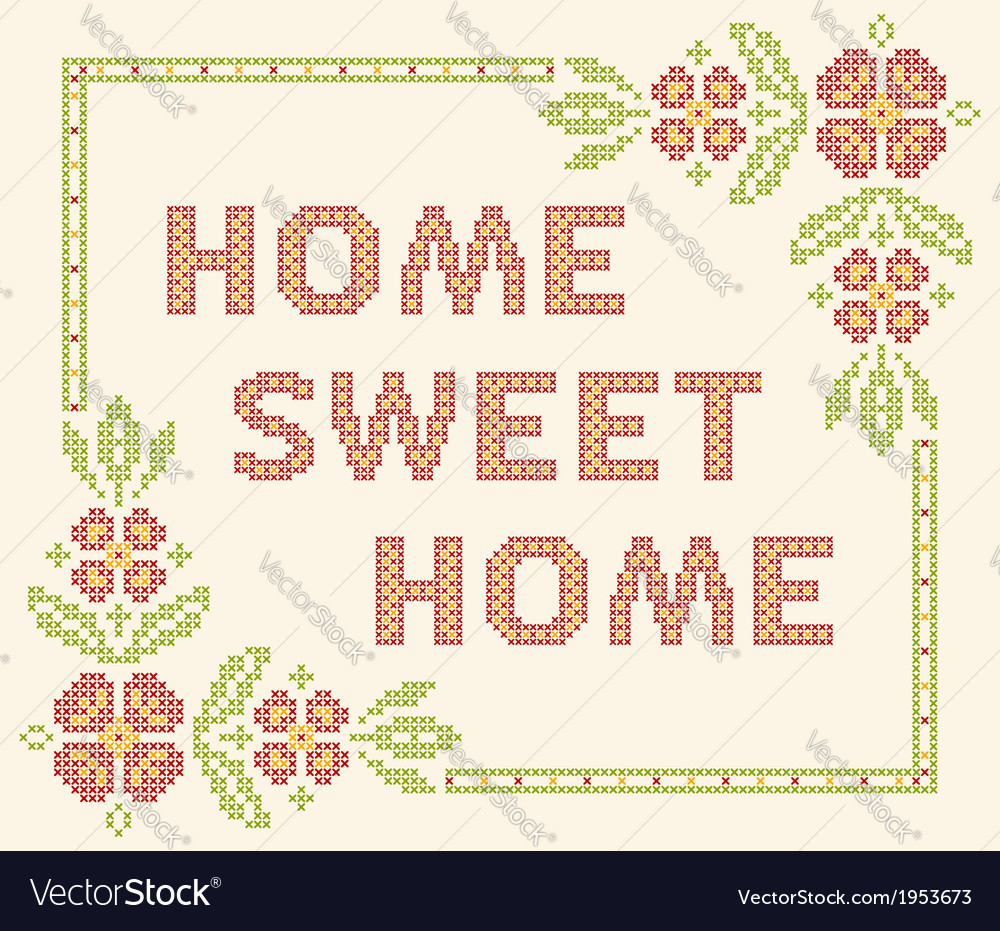 Cross Stitch Home Sweet Home Pattern Cross Stitch Patterns - Pokemon Home Sweet Home Cross Stitch Pattern