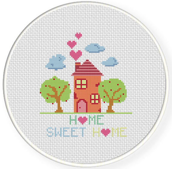 Cross Stitch Home Sweet Home Pattern Cross Stitch Patterns - Pokemon Home Sweet Home Cross Stitch Pattern
