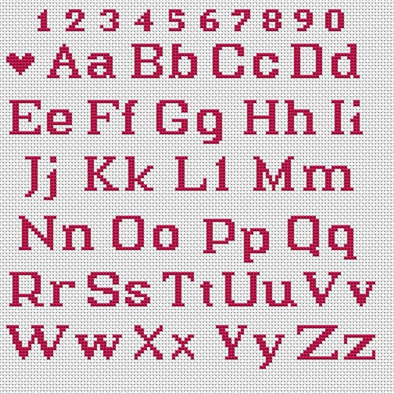 Cross Stitch Letter Patterns Counted Cross Stitch Patterns Free Cross  - Counted Cross Stitch Letter Patterns Free
