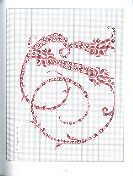 Cross Stitch Letter R Cross Stitch Patterns - Letter R Cross Stitch Pattern