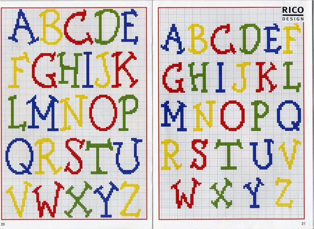 Cross Stitch Mania Free Alphabet Cross Stitch Chart Cross Stitch  - Cross Stitch Free Alphabet Patterns