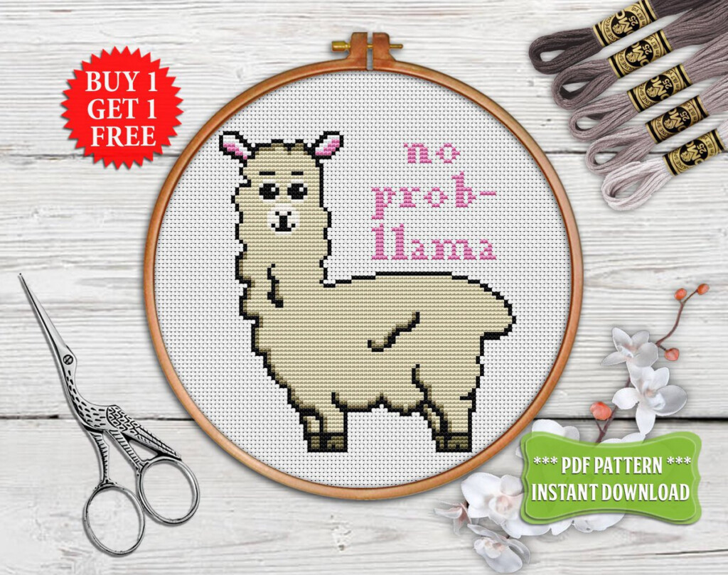 Cross Stitch Pattern Llama Cross Stitch Patterns - Free Llama Cross Stitch Patterns