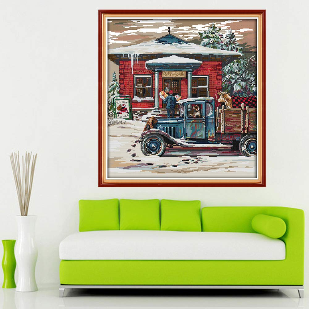 Cross Stitch Pattern Log Cabin Free Patterns - Log Cabin Cross Stitch Pattern