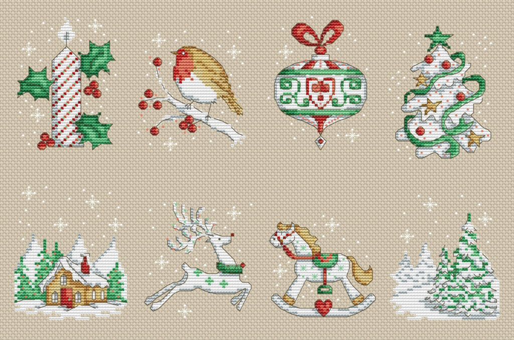 Cross Stitch Pattern Xsd Cross Stitch Patterns - Counted Cross Stitch Christmas Card Patterns