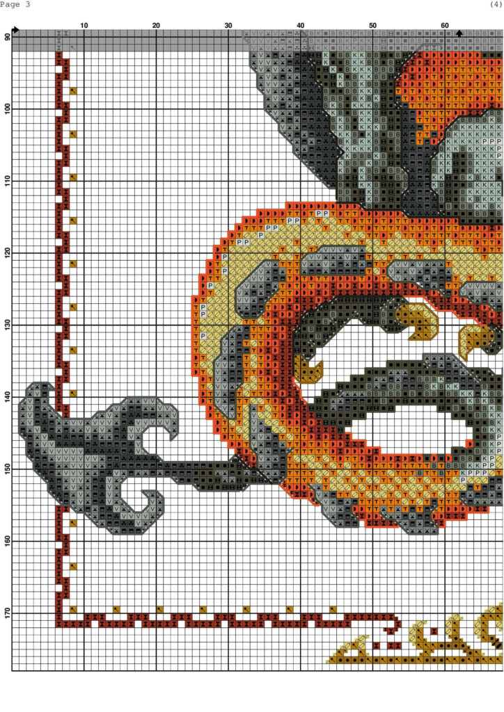 Cross Stitch Patterns Dragon - Free Printable Dragon Cross Stitch Patterns
