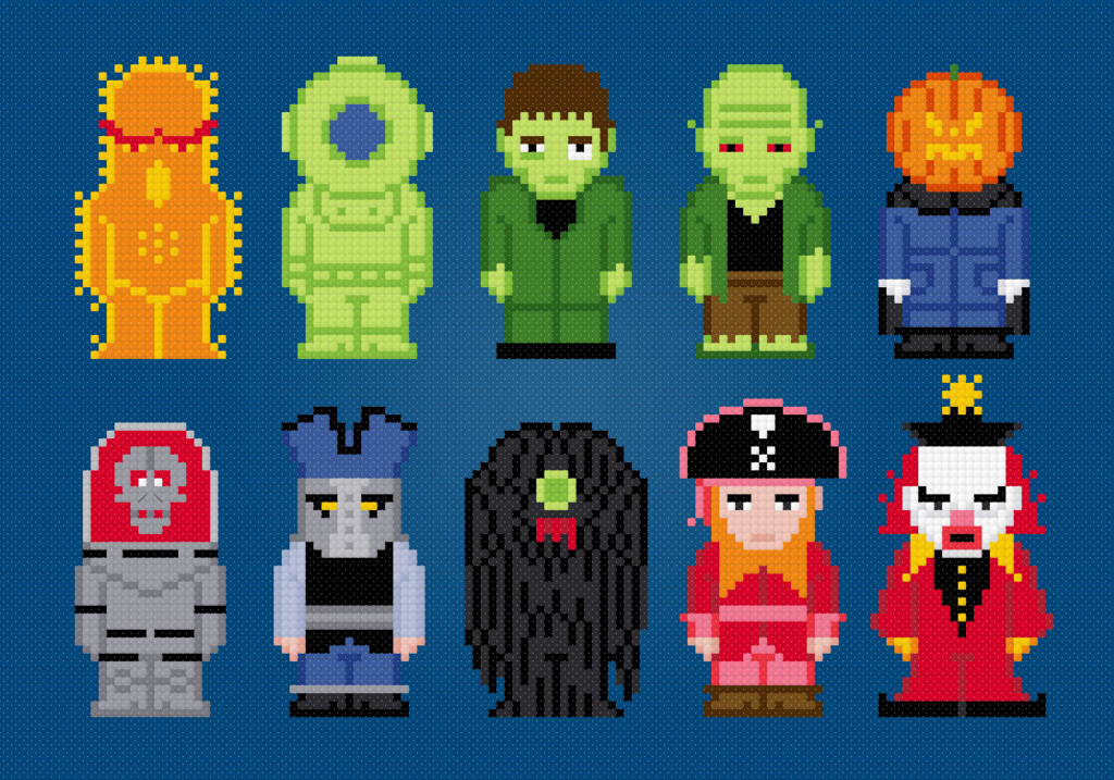 Cross Stitch Patterns From PixelPower Scooby Doo Villains Cross  - Scooby Doo Cross Stitch Patterns Free