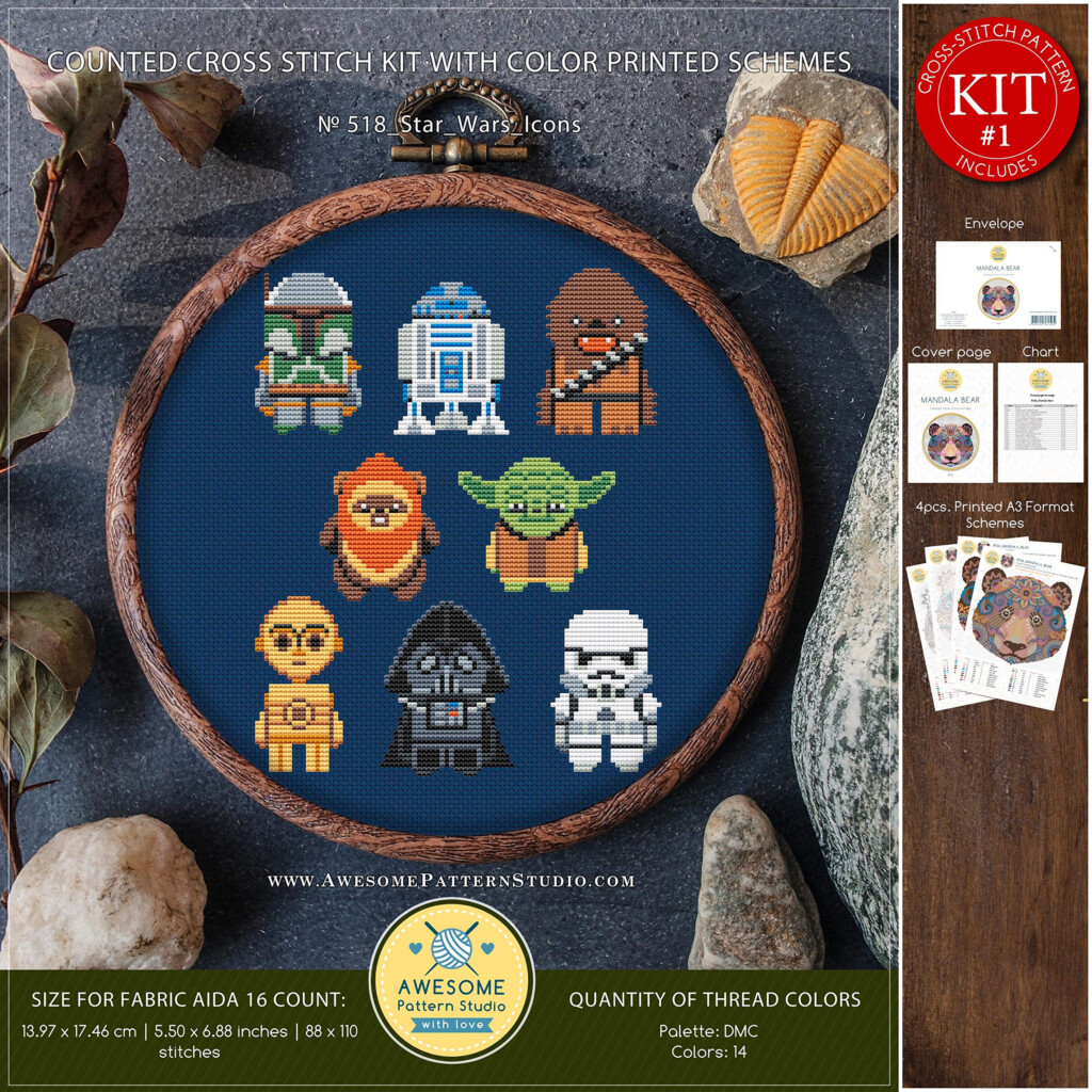 Cross Stitch Patterns Star Wars Free Patterns - Cross Stitch Patterns Star Wars