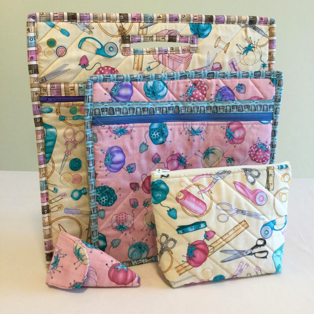 Cross Stitch Project Bags Sewing Print Chain Bay Sewcraft - Project Bags For Cross Stitch Pattern