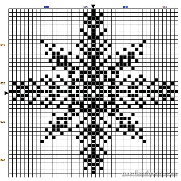 Cross Stitch Snowflake Cross Stitch Patterns - Free Cross Stitch Snowflake Patterns