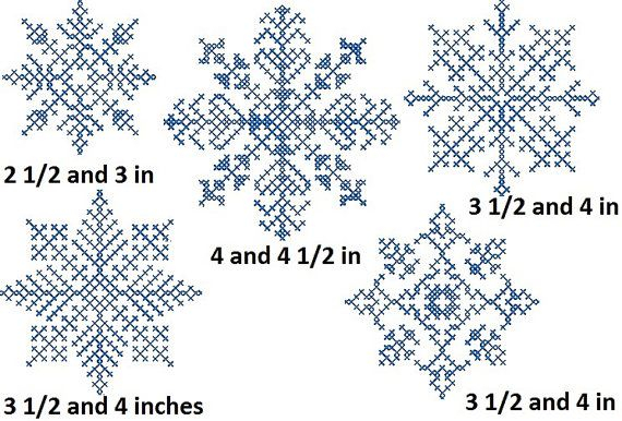 Cross Stitch Snowflake Patterns Free Snowflake Patterns For Cross  - Cross Stitch Snowflake Patterns Free