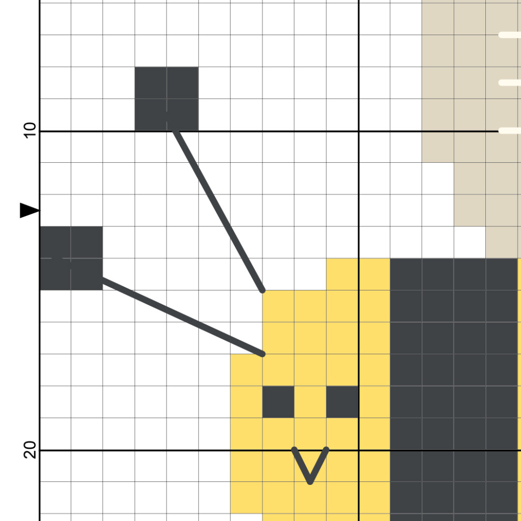 Cute Bee Cross Stitch Pattern Daily Cross Stitch - Small Bee Cross Stitch Pattern