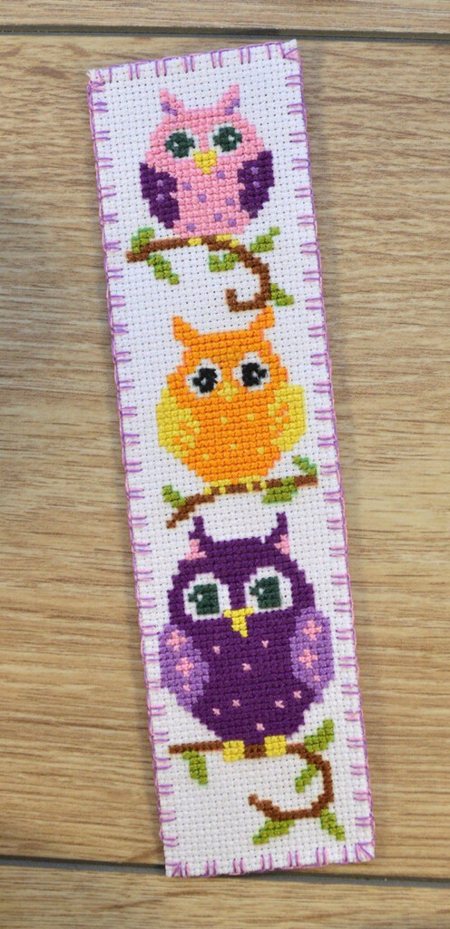 Cute Owls Cross Stitch Bookmark Pattern Birds Embroidery Etsy Cross  - Owl Bookmark Cross Stitch Pattern