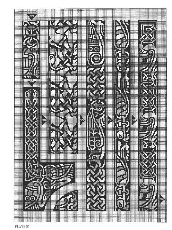 DAANIS Celtic Cross Stitch Border Patterns - Celtic Cross Stitch Border Patterns