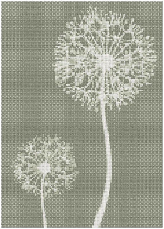 Dandelion Cross Stitch Pattern Free Cross Stitch Patterns - Dandelion Cross Stitch Pattern Free