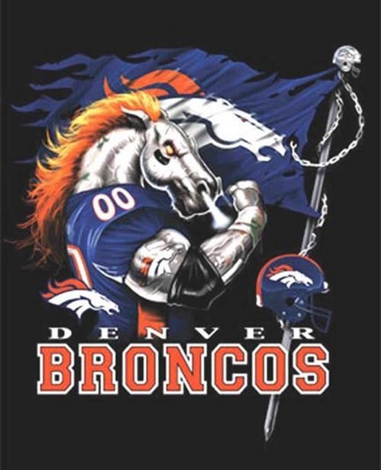 Denver Broncos Mascott Cross Stitch Pattern LOOK Crafts Cross Stitch  - Denver Broncos Cross Stitch Pattern