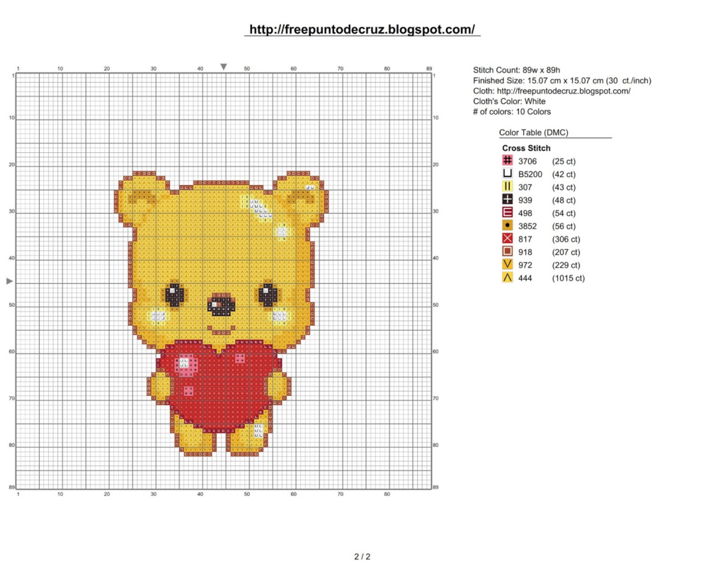 Dibujos Punto De Cruz Gratis Winnie Pooh Baby Cross Stitch Pattern  - Winnie The Pooh Quote Cross Stitch Pattern
