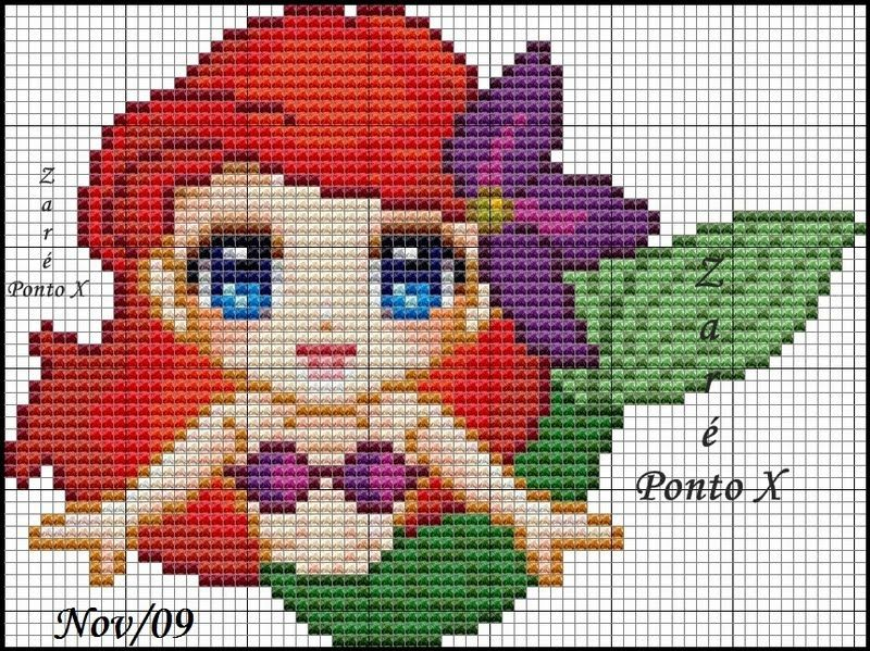 Disney s Little Mermaid Cross Stitch Pattern So Freaking Adorbs  - Little Mermaid Cross Stitch Pattern Free