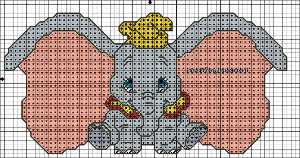 Dumbo Cross Stitch Cross Stitch Patterns - Dumbo Cross Stitch Pattern Free