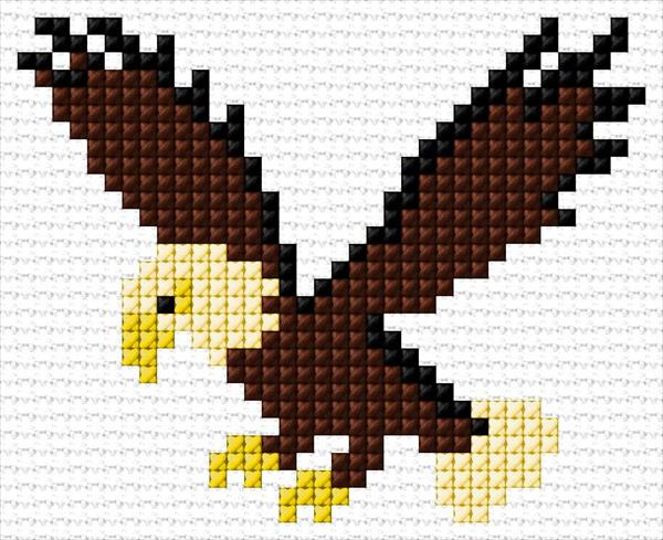 Eagle Cross Stitch Designs - Bald Eagle Cross Stitch Pattern
