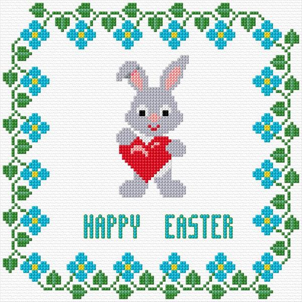 Easter Card Cross Stitch Designs - Cross Stitch Easter Card Patterns