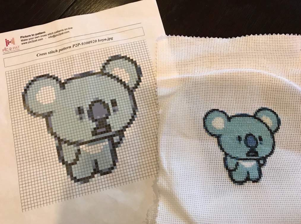 Easy Bts Cross Stitch Pattern Cross Stitch Patterns - Bts Logo Cross Stitch Pattern