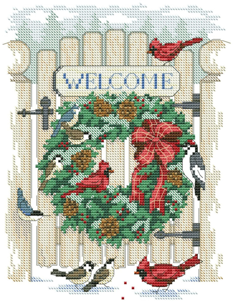 Easy Counted Cross Stitch Patterns - Counted Cross Stitch Welcome Patterns