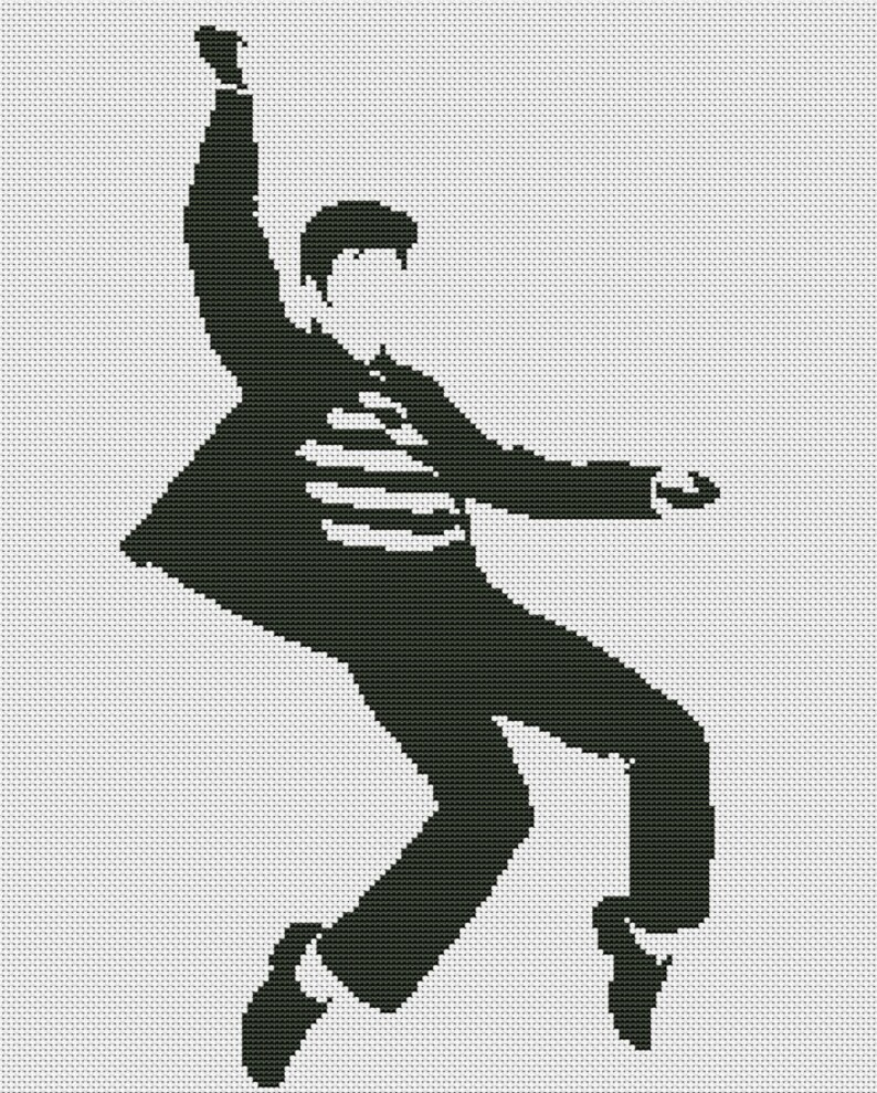 Elvis Presley Cross Stitch Pattern Etsy - Elvis Presley Cross Stitch Patterns