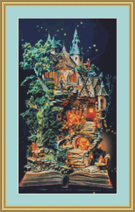 Enchanted Storybook Cross Stitch Pattern Avaloncrossstitch Cross  - Cross Stitch Fine Art Patterns