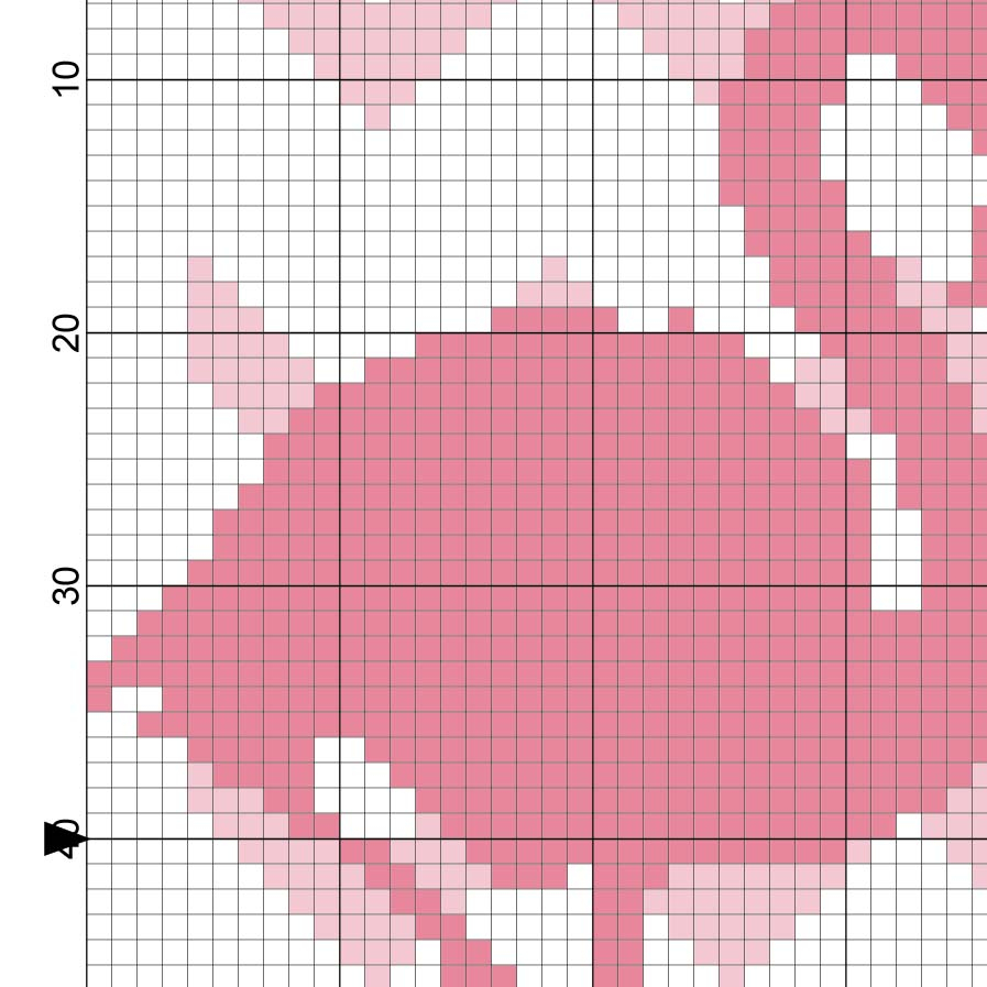 Flamingo Love Cross Stitch Pattern Daily Cross Stitch - Quilty Love Cross Stitch Pattern