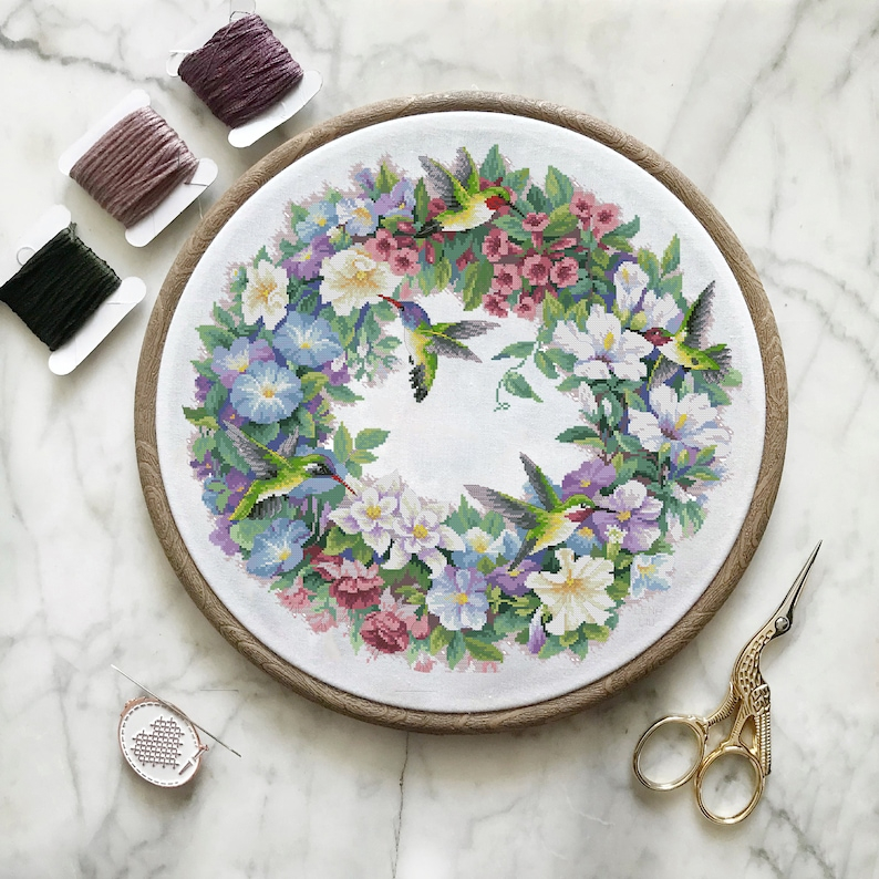 Floral Cross Stitch Patterns - Simple Floral Cross Stitch Patterns
