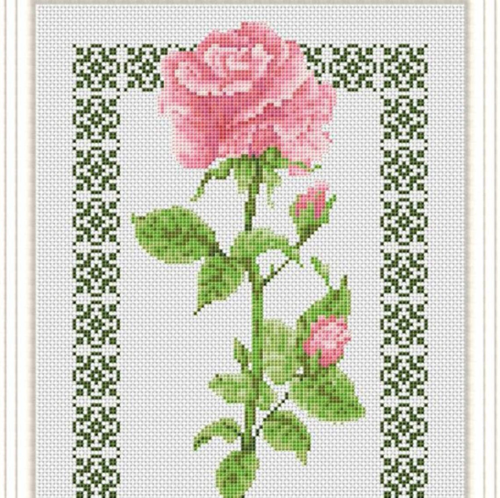 Floral Cross Stitch Patterns - Simple Floral Cross Stitch Patterns