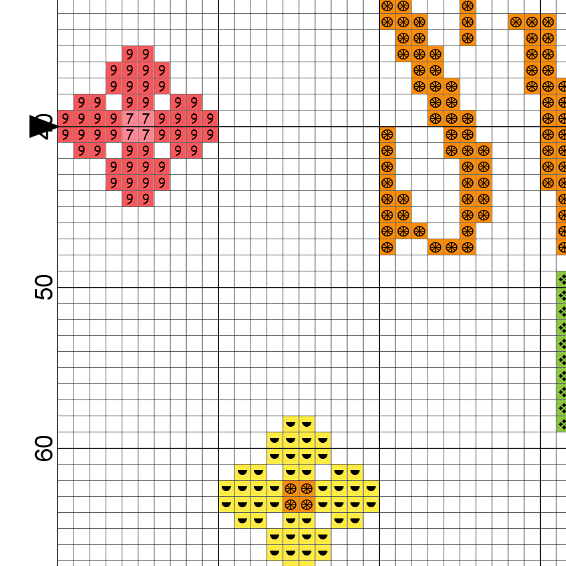 Floral Home Sweet Home Cross Stitch Pattern Daily Cross Stitch - Pokemon Home Sweet Home Cross Stitch Pattern