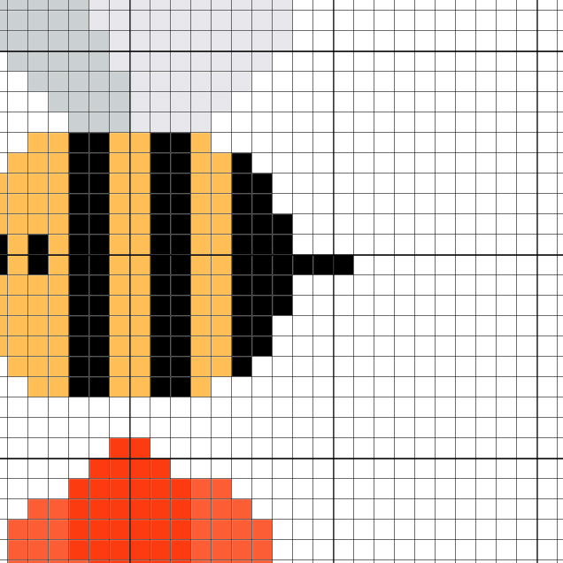 Flower Bee Cross Stitch Pattern Daily Cross Stitch - Small Bee Cross Stitch Pattern