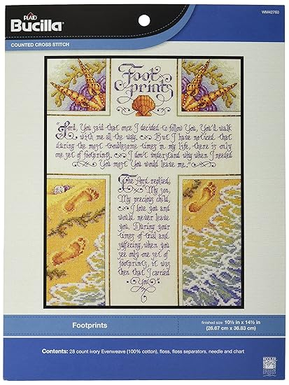 Footprints In The Sand Cross Stitch Cross Stitch Patterns - Free Footprints In The Sand Cross Stitch Pattern