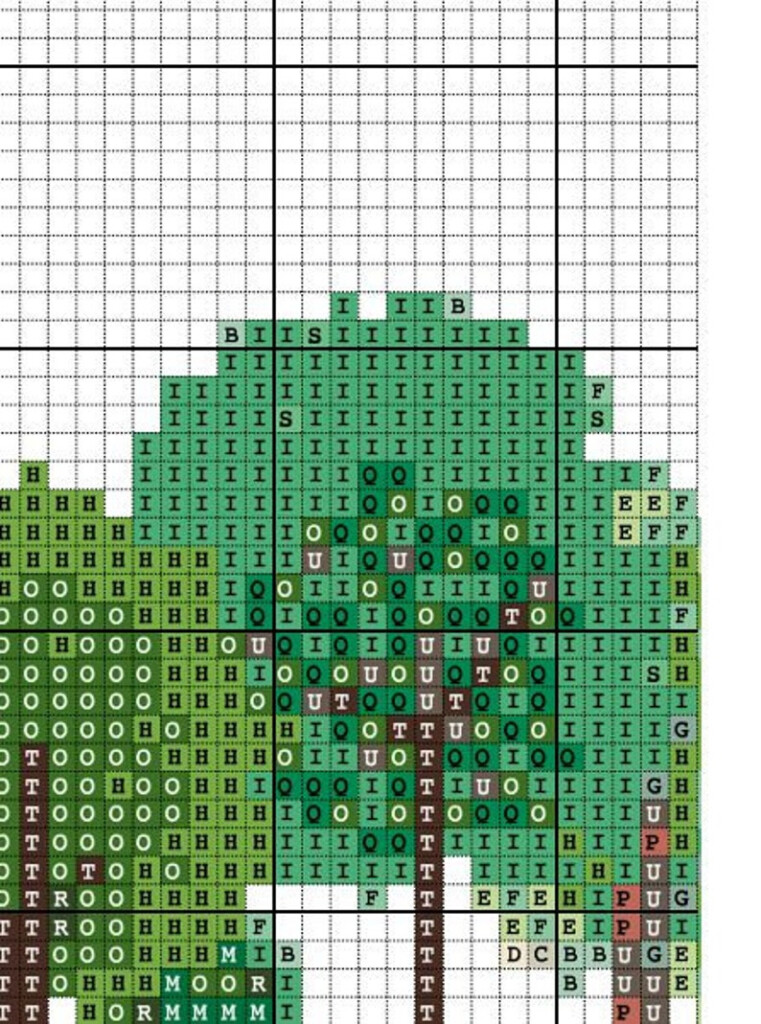 Forest Cross Stitch Pattern Etsy de - Frosty Forest Cross Stitch Pattern