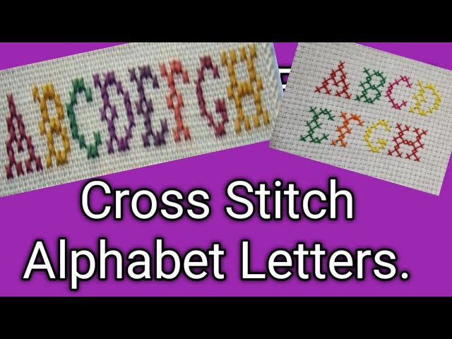 Free Alphabet Cross Stitch Pattern Generator Reduced Rare Www  - Cross Stitch Name Pattern Generator