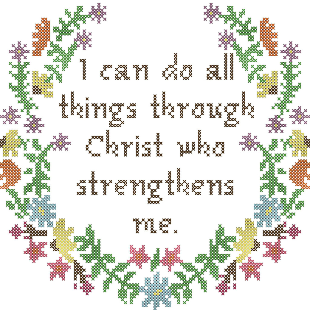 Free Bible Verse Cross Stitch Patterns - Cross Stitch Bible Verse Patterns
