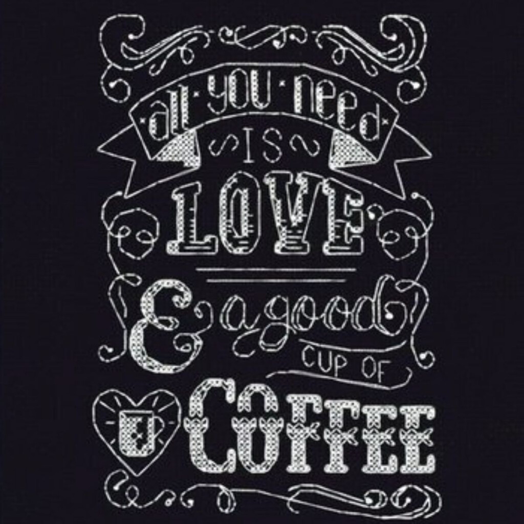 Free Coffee Cross Stitch Patterns Stitching Daily - Free Coffee Cross Stitch Patterns