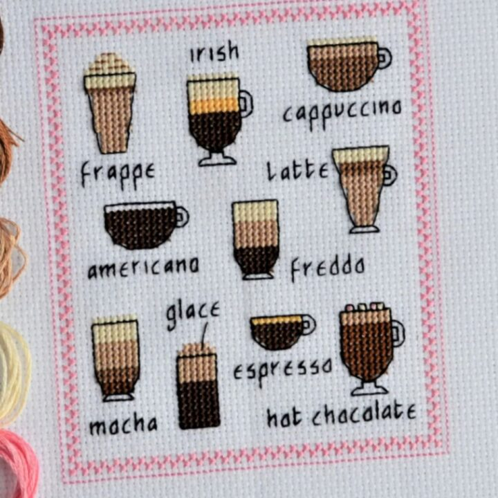 Free Coffee Cross Stitch Patterns Stitching Daily - Free Coffee Cross Stitch Patterns
