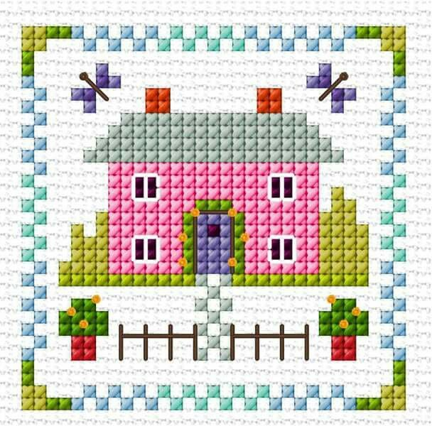 Free Cross Stitch House Patterns - 3d Cross Stitch House Patterns