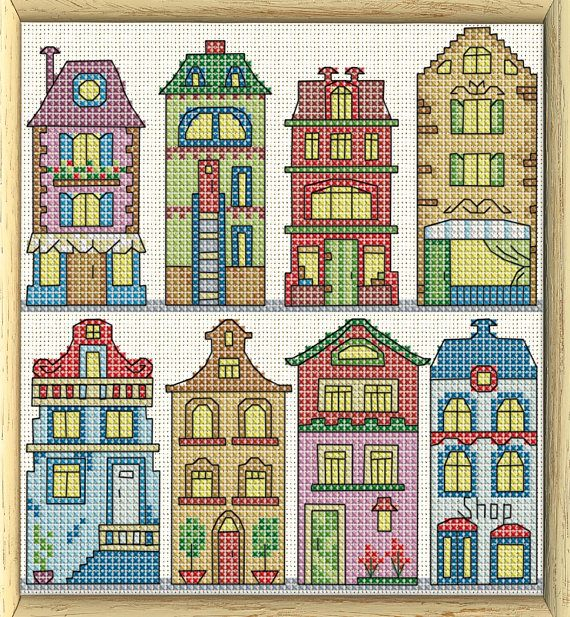 Free Cross Stitch House Patterns - 3d Cross Stitch House Patterns