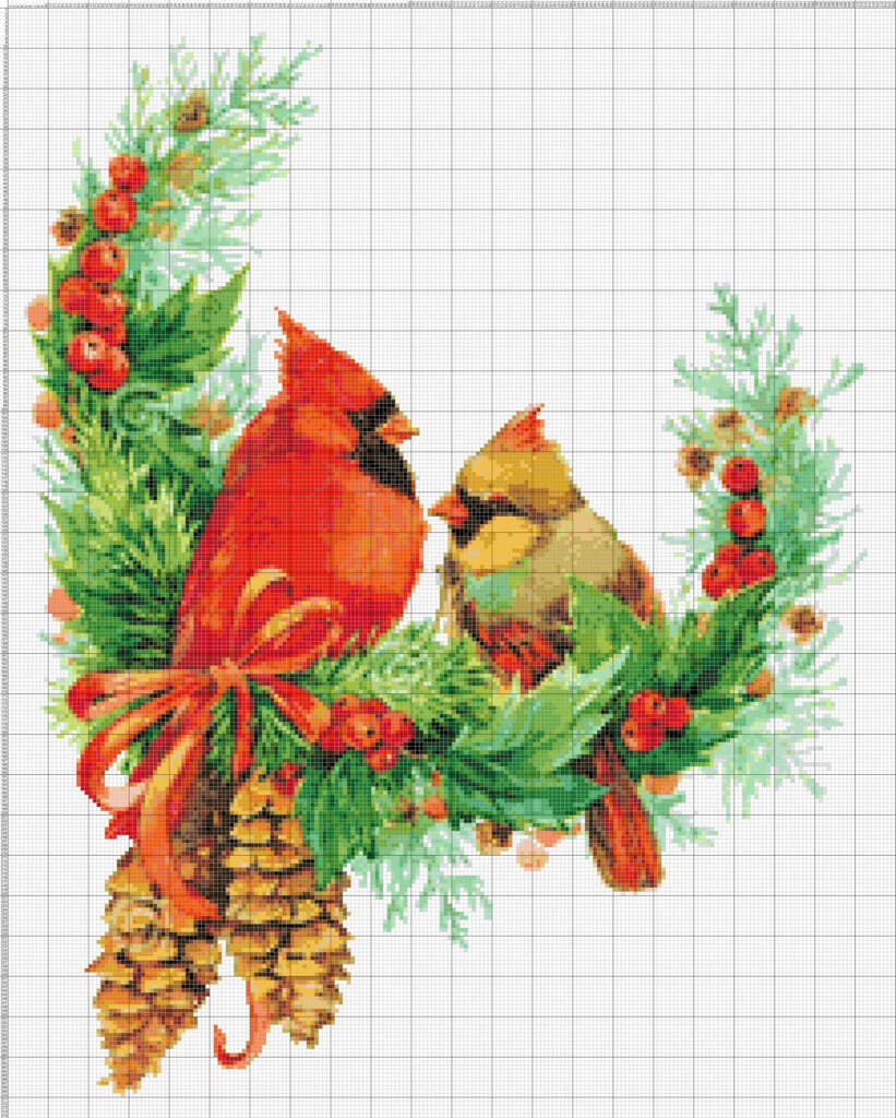 Free Cross Stitch Pattern Cardinal Bird Cross Stitch Patterns - Free Cross Stitch Cardinal Pattern